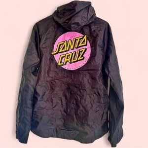Santa Cruz Skateboards Black and pink Jacket
